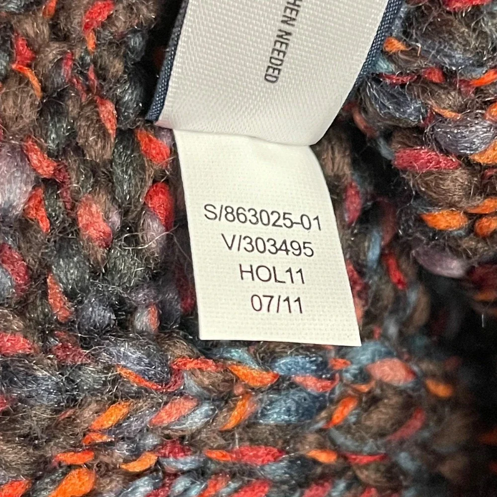 GAP One Size Marled Ribbed Multicolored Infinity Scarf Y2K NWOT‎ MSRP $34.95